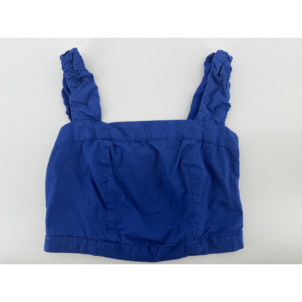Free People Royal Blue Cropped Tank Top